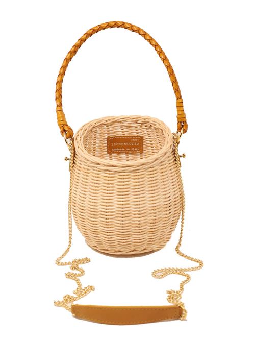 Basket should bag in natural color Laboratorio Capri | 108NATOCRA